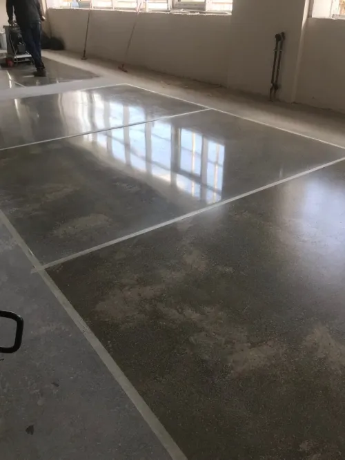 Béton poli