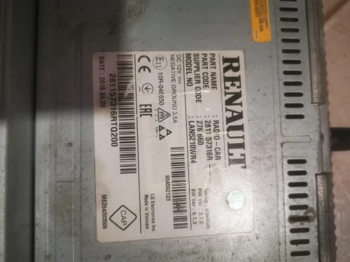 Dvd clio 4 gt line d'origine