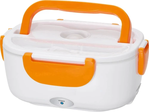 Lunch box électrique blanc-orange