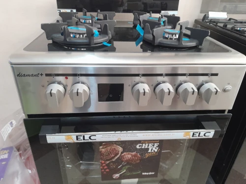CUISINIÈRE MAXTOR DIAMENT+ INOX GAZ GAZ
