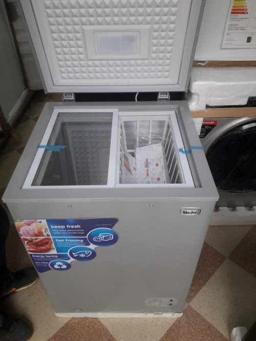 CONGELATEUR MAXTOR 150L INOX VETRIN