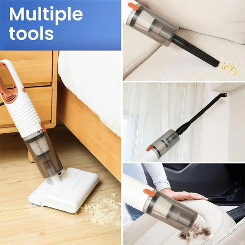 Aspirateur balai Multismart 12en1 avec réservoir deau et de poussière