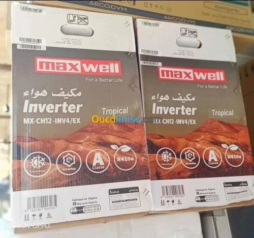 Climatiseur Maxwell INVERTER TRONPICAL 9000btu