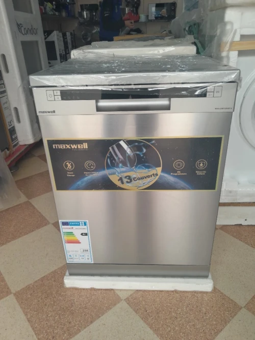 LAVE VAISSELLE MAXWELL 13 COUVERT INOX