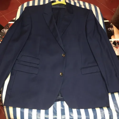  Costume Ermenegildo Zegna Trofeo bleu 
