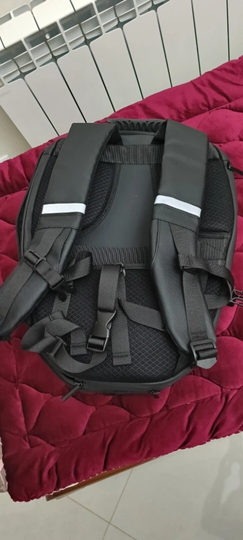 Cartable moto LED carbon