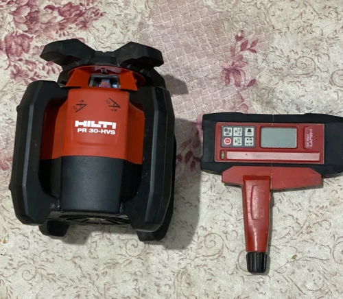 Niveau Laser Rotatif Hilti PR 30-HVS + Récepteur PRA 30 (ليزر دوار احترافي)