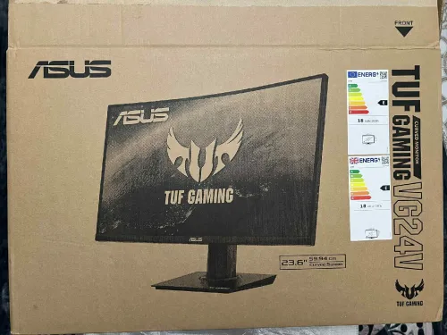 écran Asus tuf gaming VG24V curved monitor