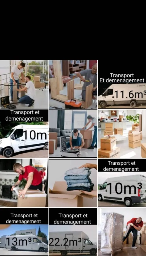 نقل البضائع والترحيل transport et demenagement 