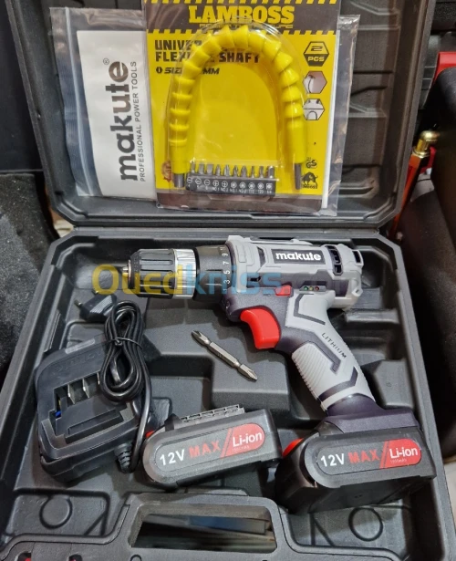 Visseuse makute 12v + caisse 11pcs