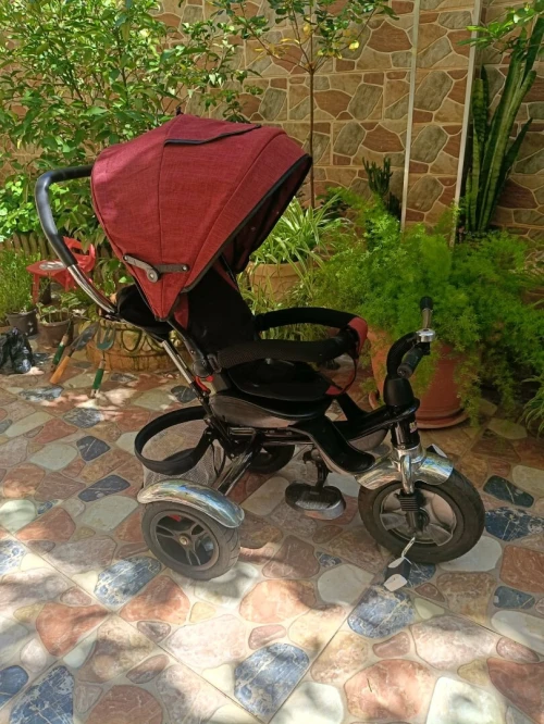 Vélo poussette