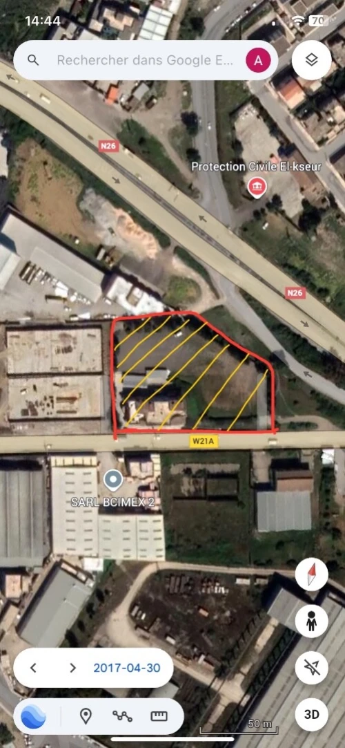 Vente Terrain Béjaïa El kseur