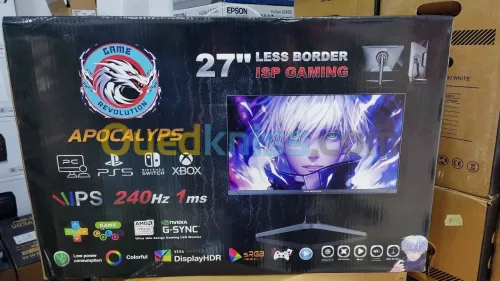 Écran GAME REVOLUTION APOCALYPS 27 240HZ 1MS AJUSTABLE
