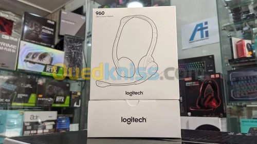 CASQUE LOGITECH 960 FILAIRE USB AVEC MICRO