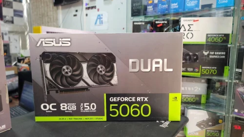 CARTE GRAPHIQUE ASUS Dual GeForce RTX 5060 OC Edition 8GB