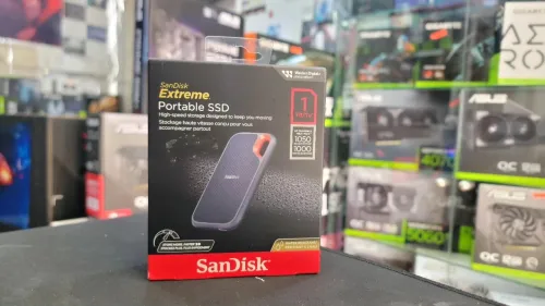 Ssd SANDISK EXTREME PORTABLE 1TB DISQUE DURE EXTERNE TYPE-C USB 3.2 LECTURE UP TO 1050 MO/S