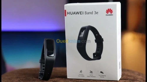 Huawei Band 3e Smart Watch - Bracelet connecté étanche 5ATM - Tracker Fitness - Batterie Haute Performance