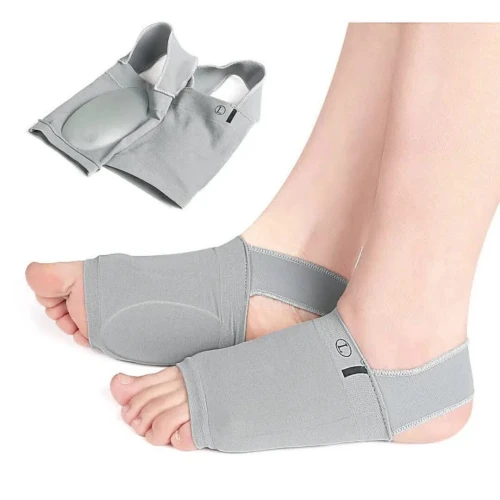 Paire Semelles de pied Soutien de la voûte plantaire en silicone pour fasciite plantaire