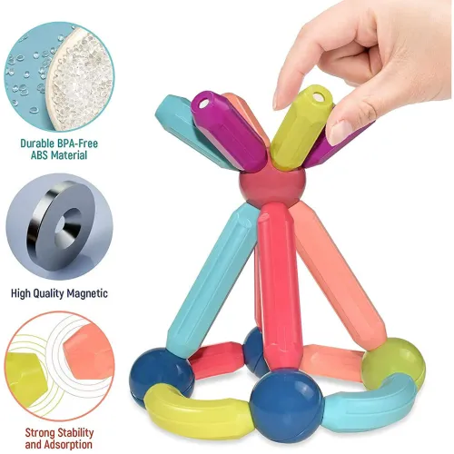 Blocs de construction magnétiques enfants 42 pcs