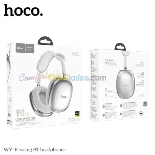 Casque Hoco W55 Original Bluetooth 5.4 avec 90h