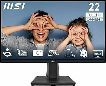 ECRAN MSI PRO MP225V  21.45" Full HD 1080p/ 100H/ VA/ 1ms, AdaptiveSync BLACK