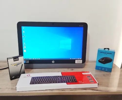 Pack Pc hp Pro One 400 avec cable secteur et accessoires