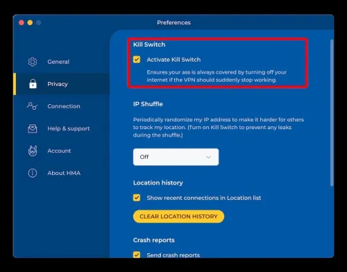 HMA VPN Windows / Android