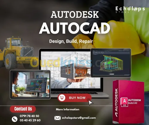 AUTODESK AutoCAD Bundle Abonnement 2026 (AutoCAD, AutoCAD LT, AutoCAD mechanical , Mep  ,MAP 3D..