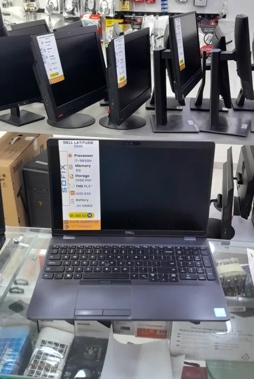 LAPTOP DELL LATITUDE 5501 i7-9850H 8G 256G SSD 15,6" FHD.