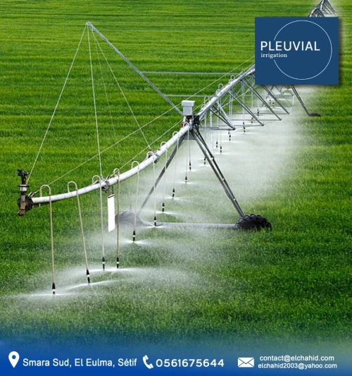 Systeme D'irrigation PIVOT Galvanisé 30 Héctares - نظام سقي و رش محوري متكامل  مناخ صحراوي