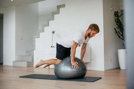 Décathlon Domyos Gym Ball Stable  Anti-Burst 