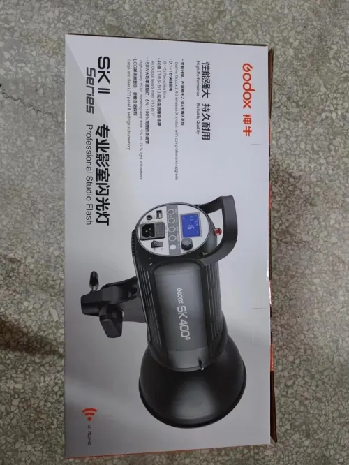 GODOX SK400II Compact 400Ws Studio Flash Strobe Light Built-in 2.4G Système X sans Fil GN65 5600K 
