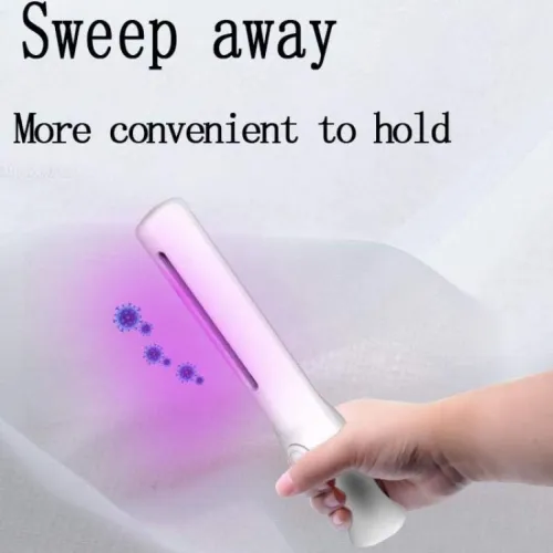 Lampe désinfectante à lumière UV Lampe germicide portable pour hôtel, maison, armoire, toilettes,