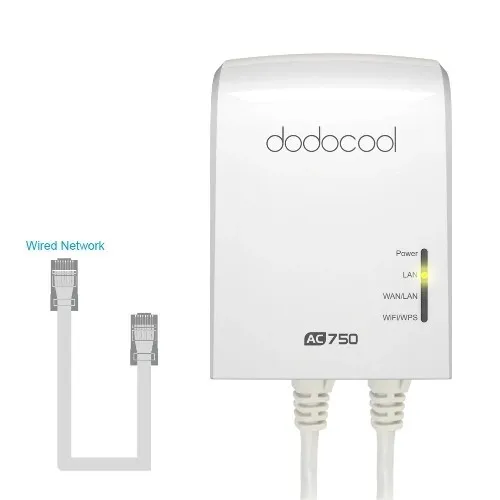 Dodocool AC750 Point d'accès, répéteur, routeur sans fil double bande