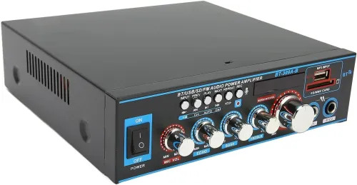 BT-309A Amplificateur de Puissance Domestique, 400W X 2 Mini Amplificateur Audio Bluetooth 