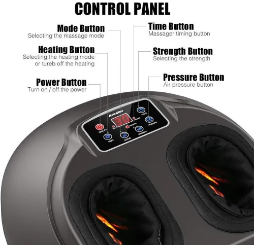 Arealer Appareil de massage des pieds avec compression d'air W6881