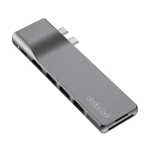  Hub Type C Thunderbolt 3 Ethernet Réseau LAN Gigabit Avec 3 Ports USB 3.0 Dodocool DC73 certifié 