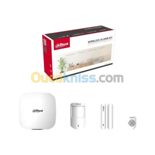 Kit alarme AVEC SIRENE EXTÉRIEUR Dahua SANS FIL 