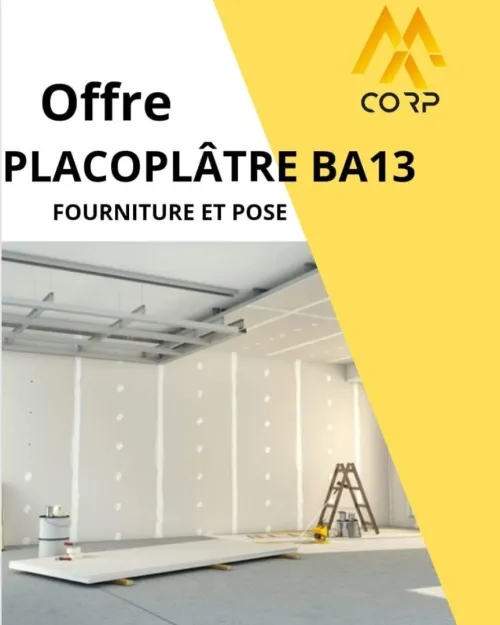 PLACOPLÂTRE BA13 بلاكوبلاتر