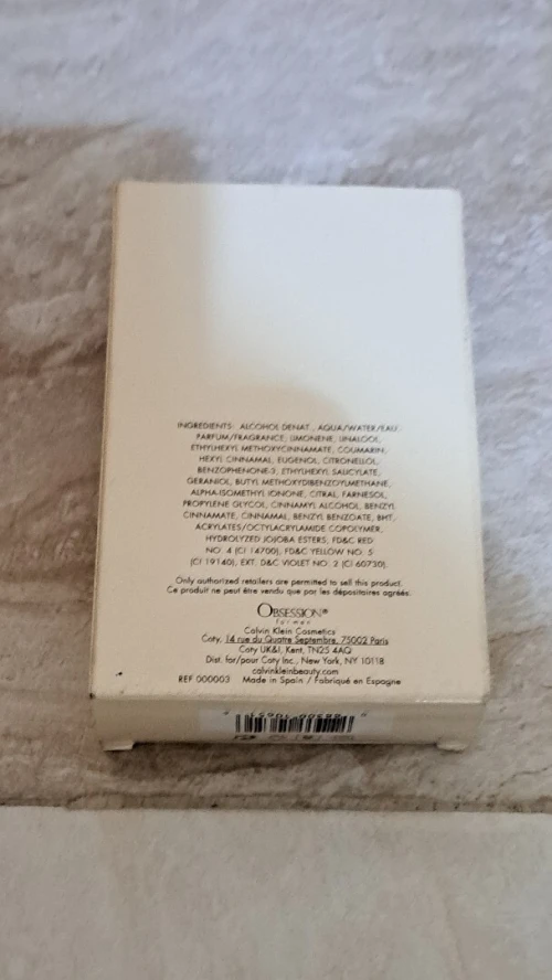 Obsession Hommes 125ML
