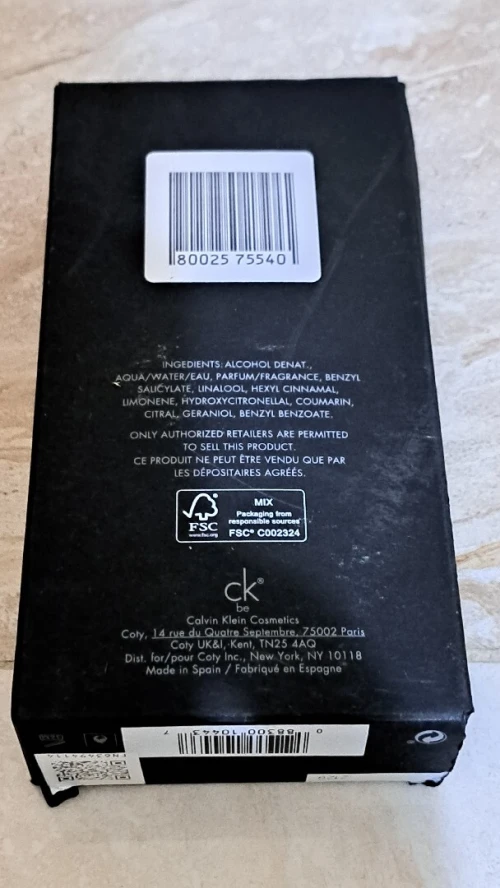 CK be Calvin Klein 200ML