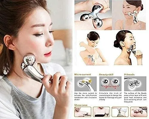 Masseur de Rouleau Facial 3D Rotation