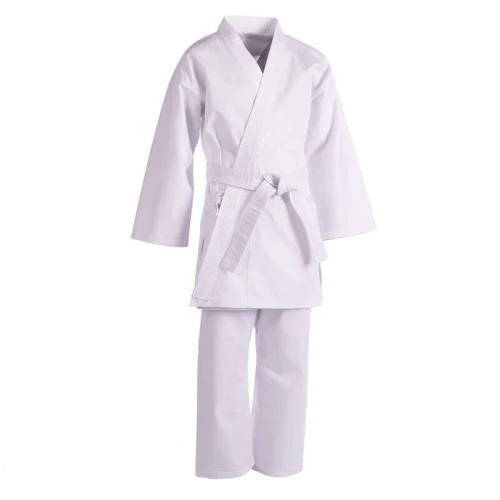 Kimono Pour Adulte Unisexe Blanc  Avec Ceinture -Blanche 150/160/170/180