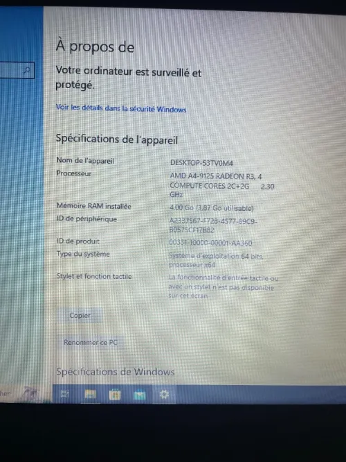 Ordinateur Asus 500go