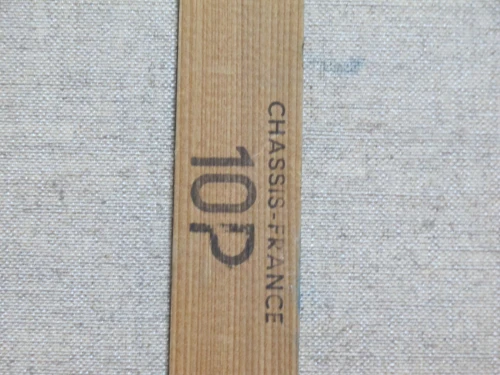Tableau peinture marine signée Delrieu 1989 encadré bois Rochefort sur Mer
