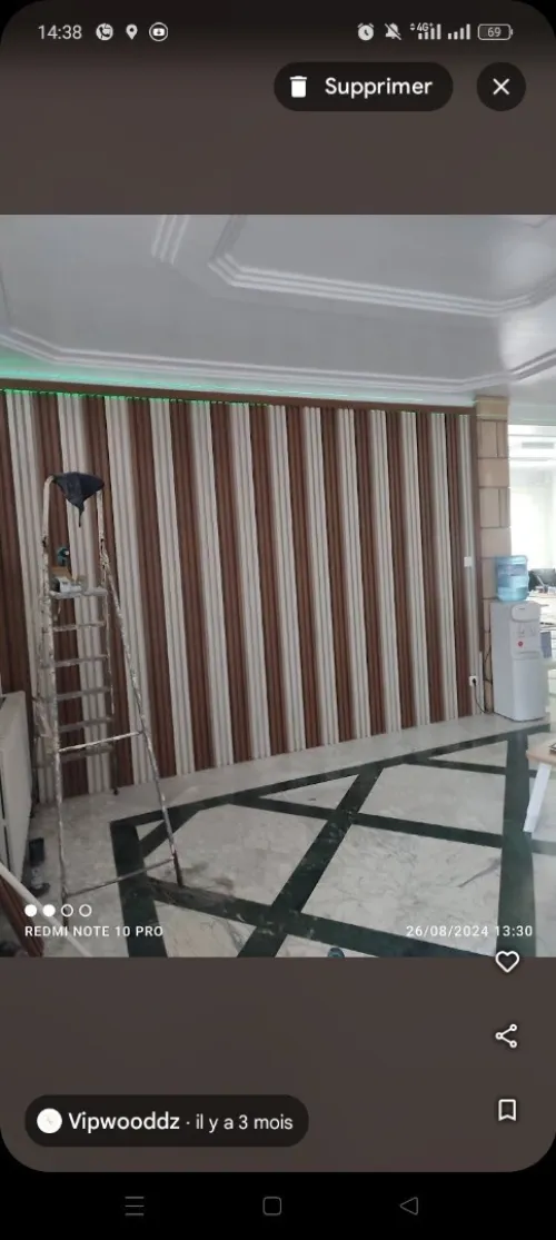Aménagement intérieur et extérieur en bois composite 