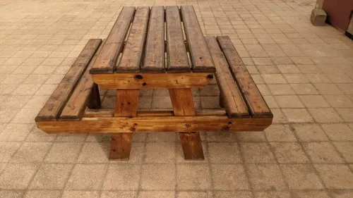 Table picnic en bois