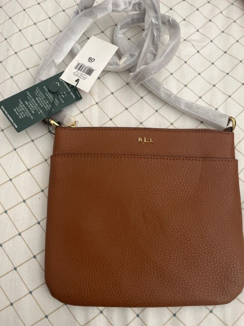 Ralph Lauren cross leather body bag