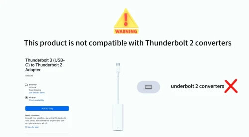 EGPU thunderbolt 3/4 vers pcie carte graphique externe