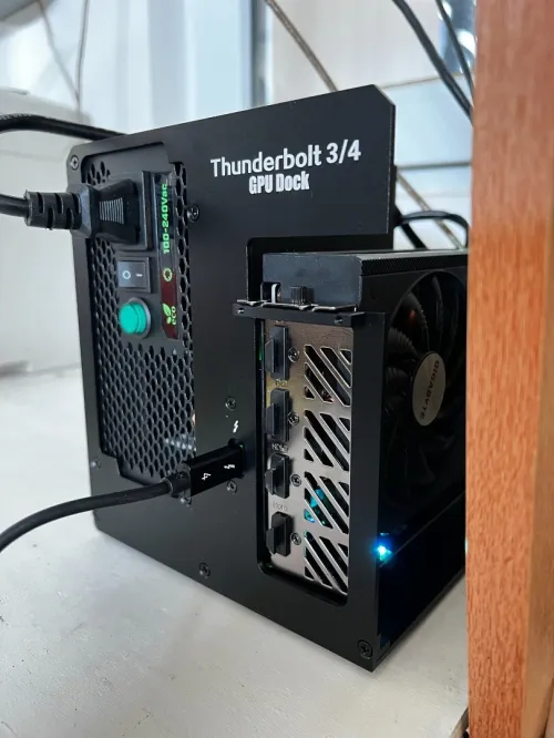 EGPU thunderbolt 3/4 vers pcie carte graphique externe